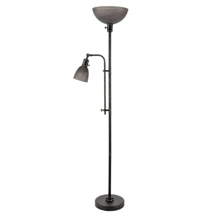 Black torchiere on sale floor lamp